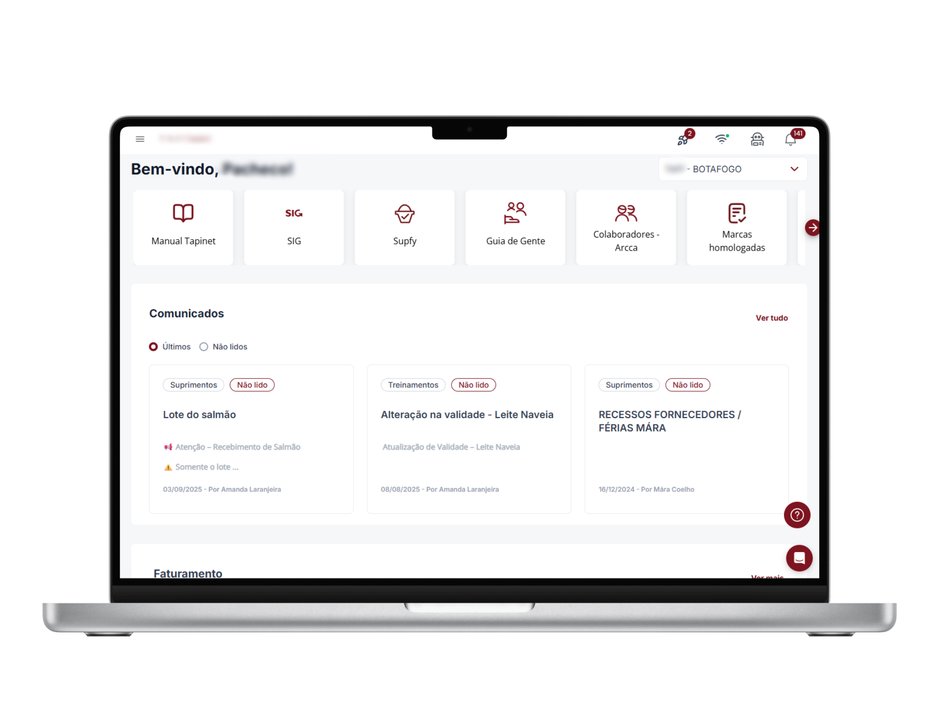 Painel do Franqueador