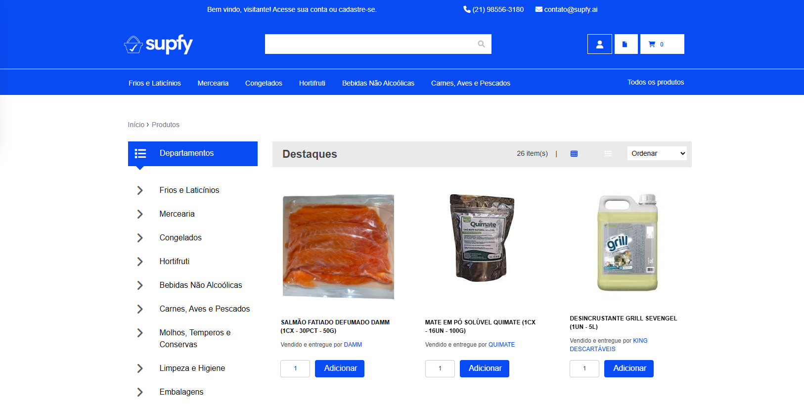 Supfy. Compras & Estoque